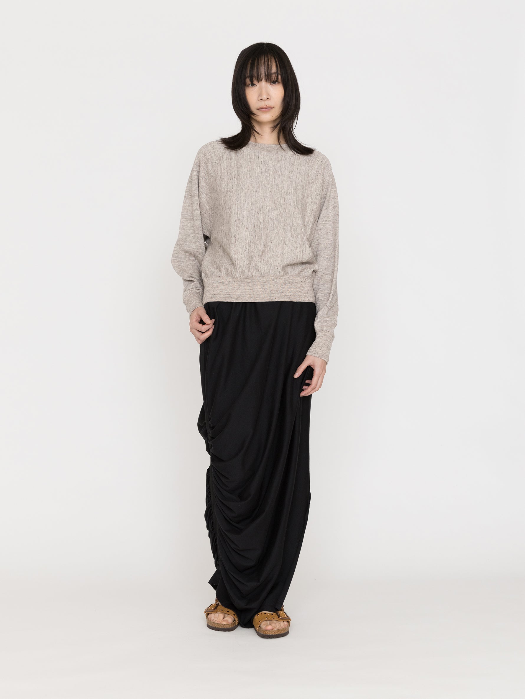 BATONER | BELGIAN LINEN URAKE LONG SLEEVE BN-26SL-035