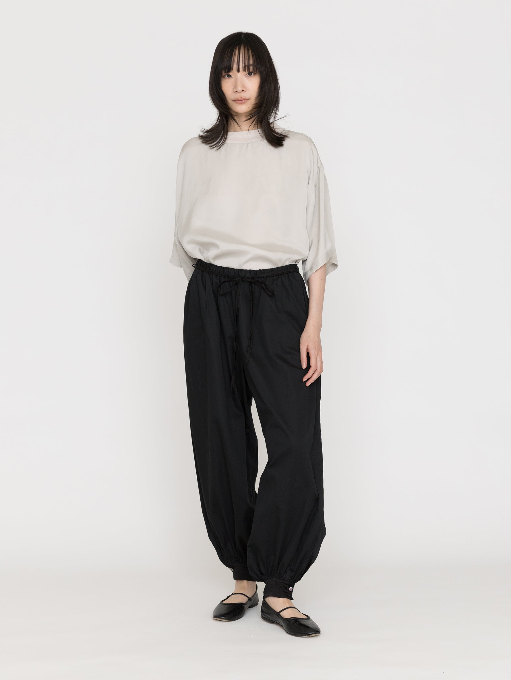 enrica | ハンドウォッシュドドレープパンツ PANTS 156