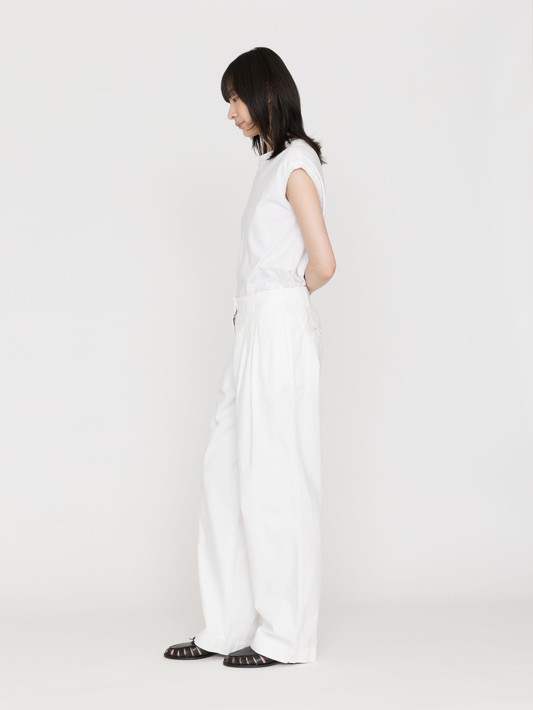 NOTHING WRITTEN | LENA 3-TUCK PANTS NW26PS-1085
