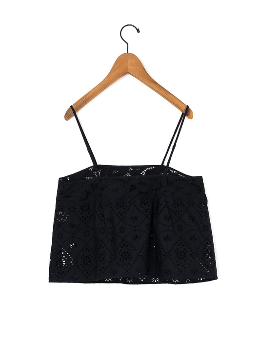 TICCA | TBFS-137 ﾚｰｽｷｬﾐｿｰﾙHSP /  black（別注商品）