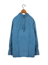 BOWTE | DENIM STAND COLLAR LONG SLEEVE SHIRT 261-01-0006