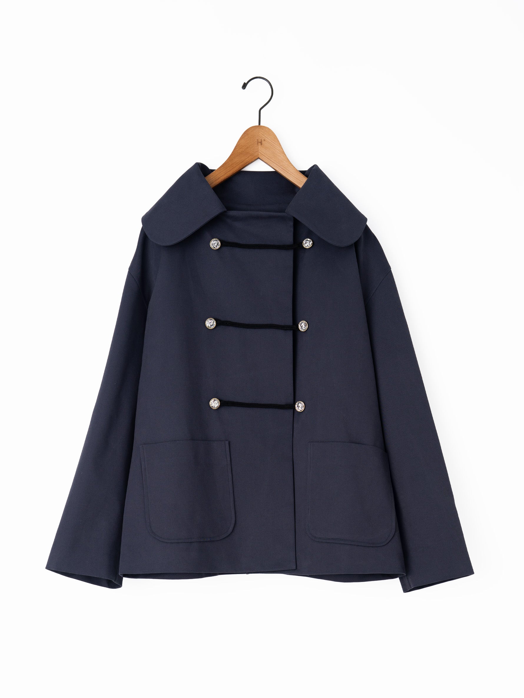 LES PRAIRIES DE PARIS リバーシブルショートコート LES PRAIRIES DE PARIS – H+HELIOTROPE