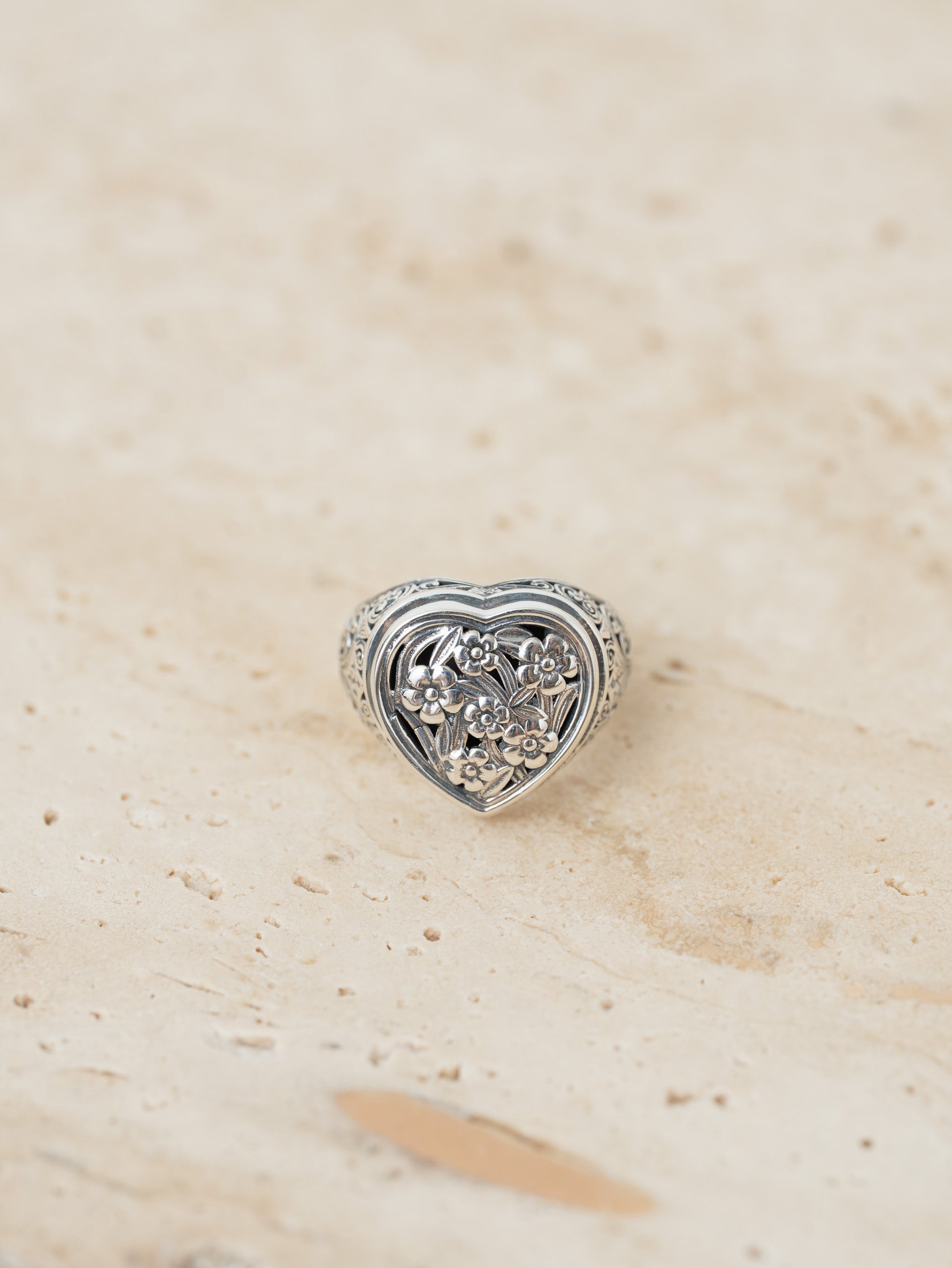 GEROCHRISTO | Harmony Heart Ring in Sterling Silver 925 20640