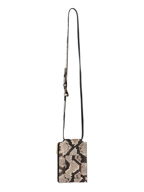 ORSETTO オルセット　ナイロンストラップショルダー　パイソン ORSETTO | パイソンスマホショルダー – H+HELIOTROPE