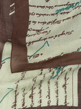 manipuri | ＜コットンシルクストール120＞ニュースペイパー 0141333004