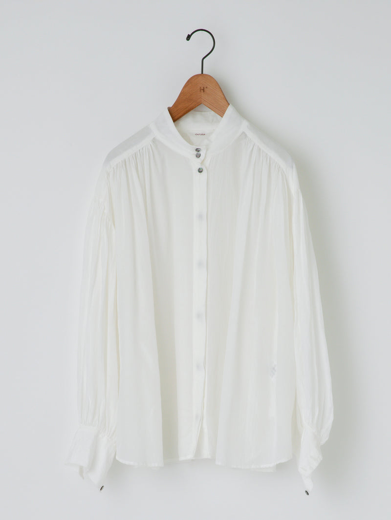 enrica | ボタニカルダイ染め綿シルクブラウス BLOUSE118