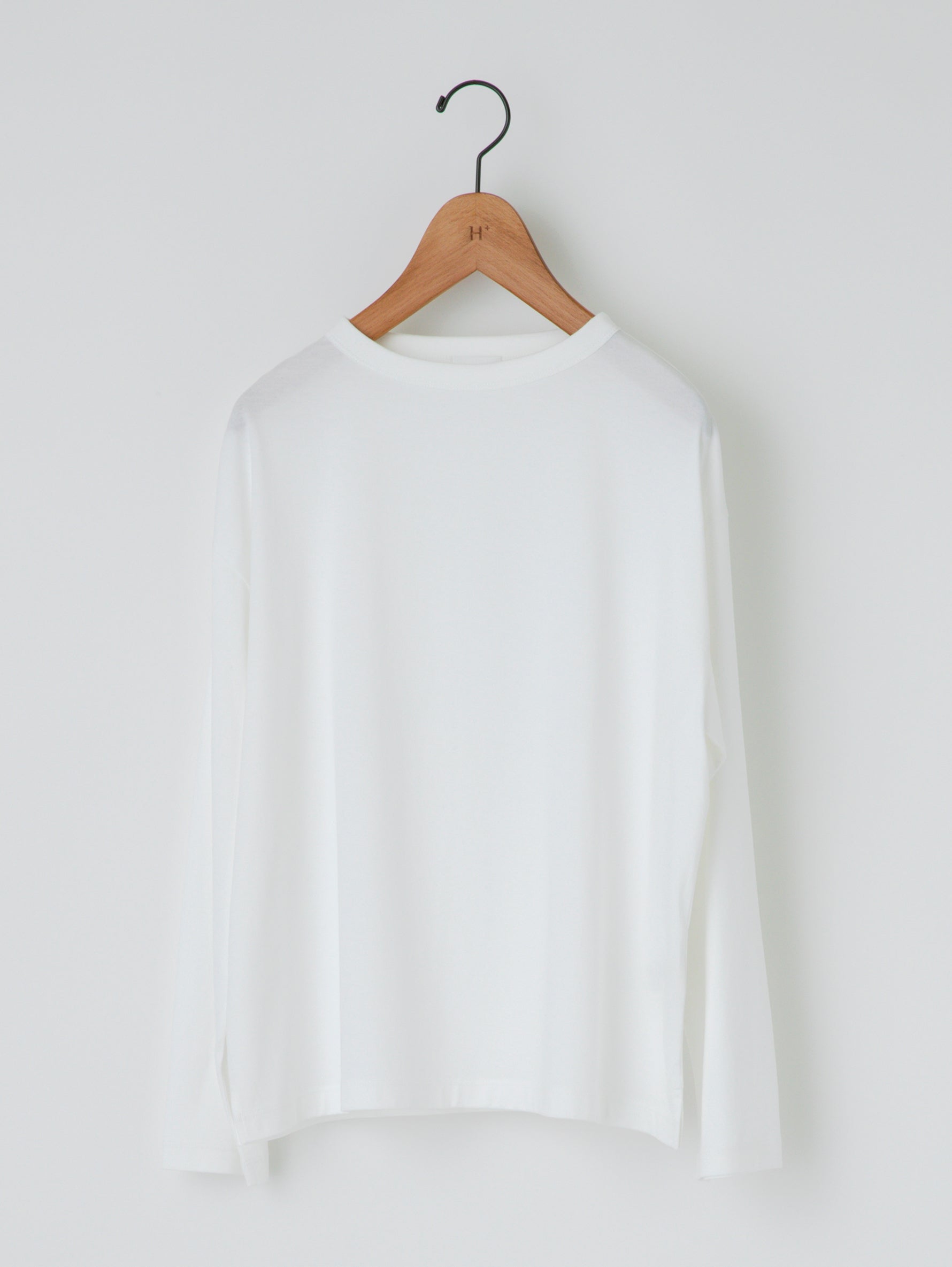 handvaerk | 60/2 ボトルネック長袖Tシャツ #6116