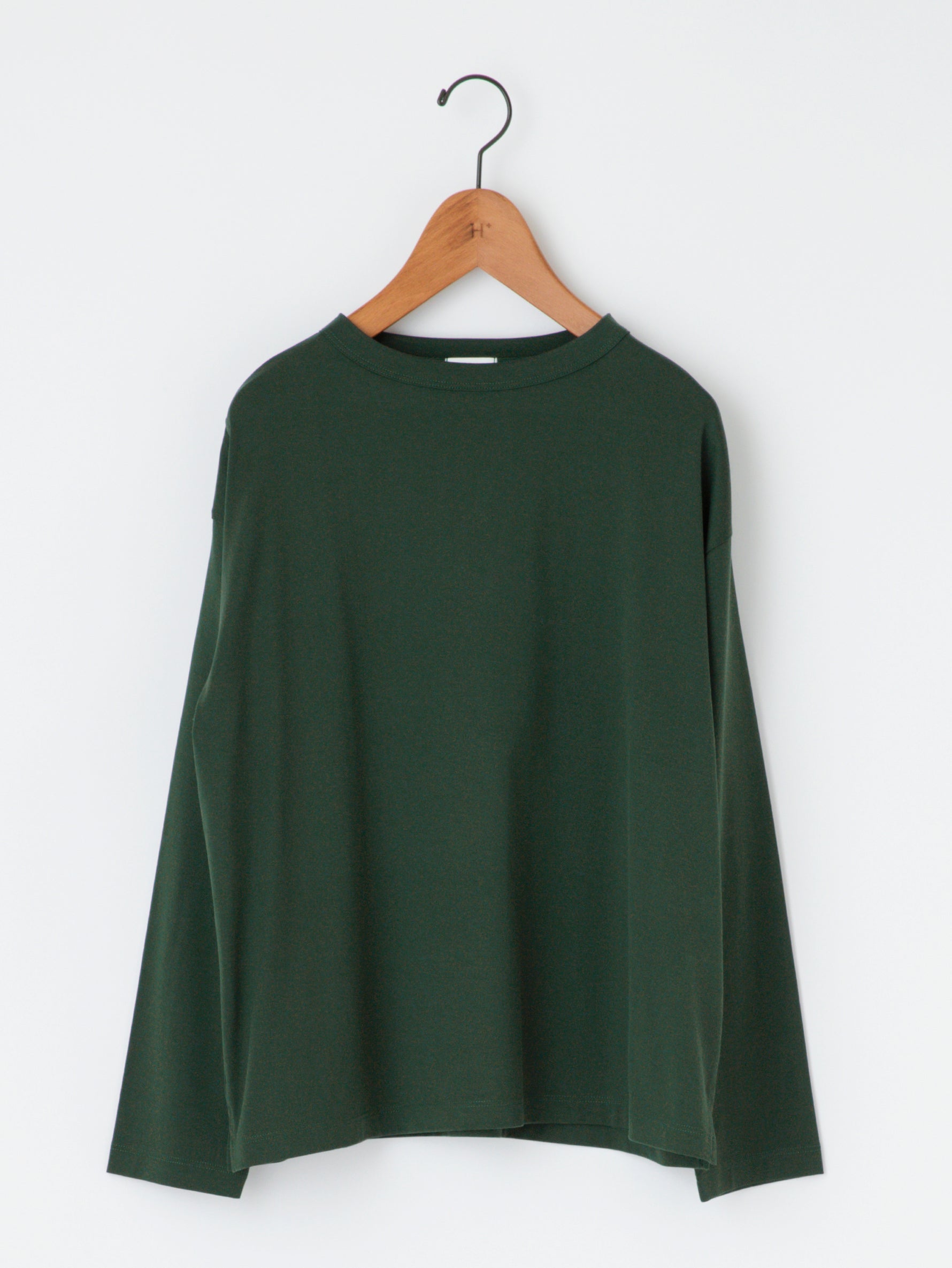 handvaerk | 60/2 ボトルネック長袖Tシャツ #6116