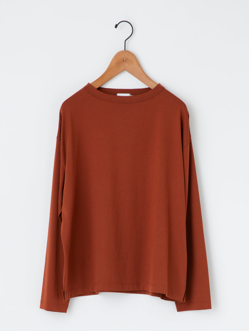 handvaerk | 60/2 ボトルネック長袖Tシャツ