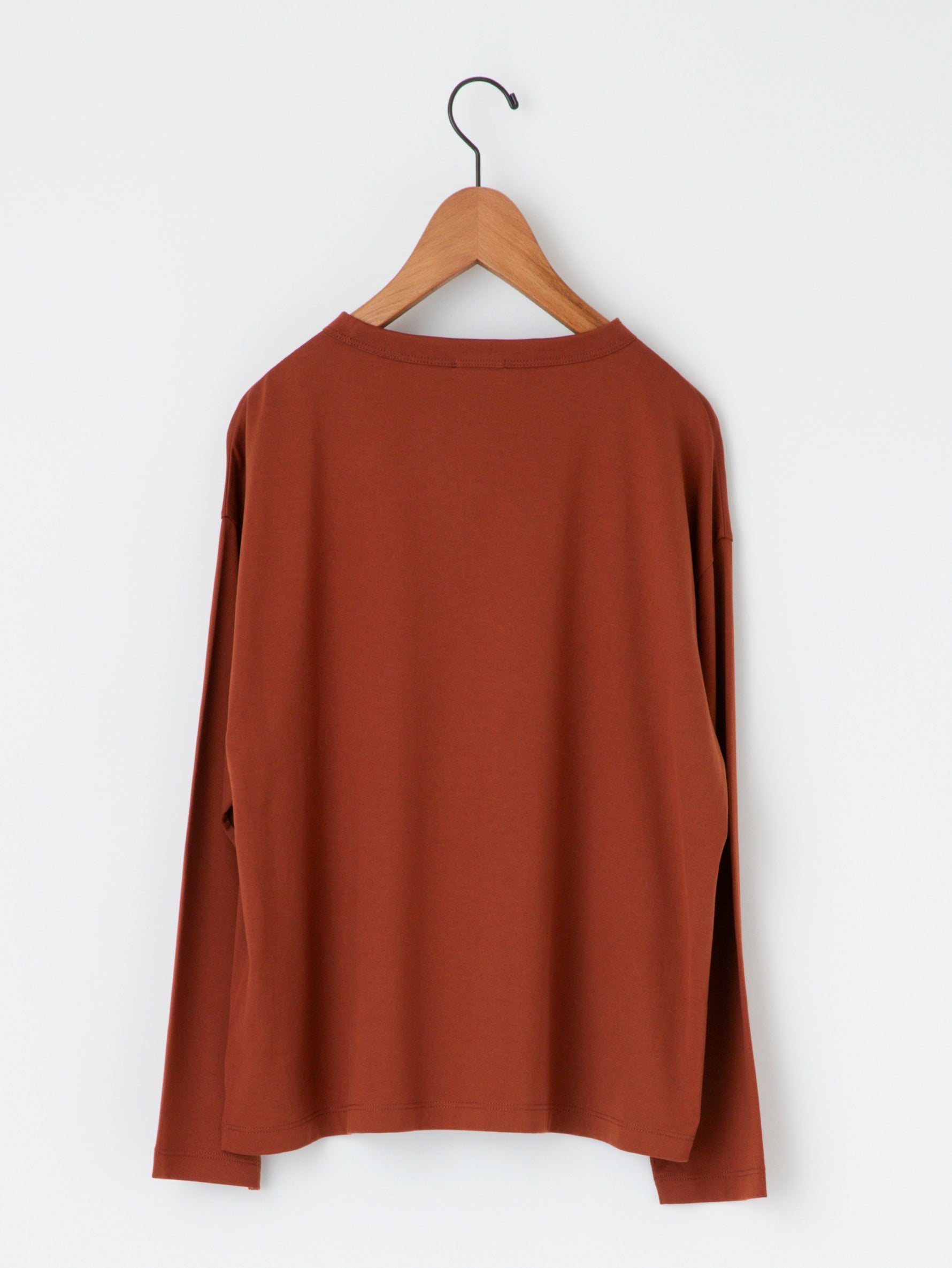 handvaerk | 60/2 ボトルネック長袖Tシャツ #6116