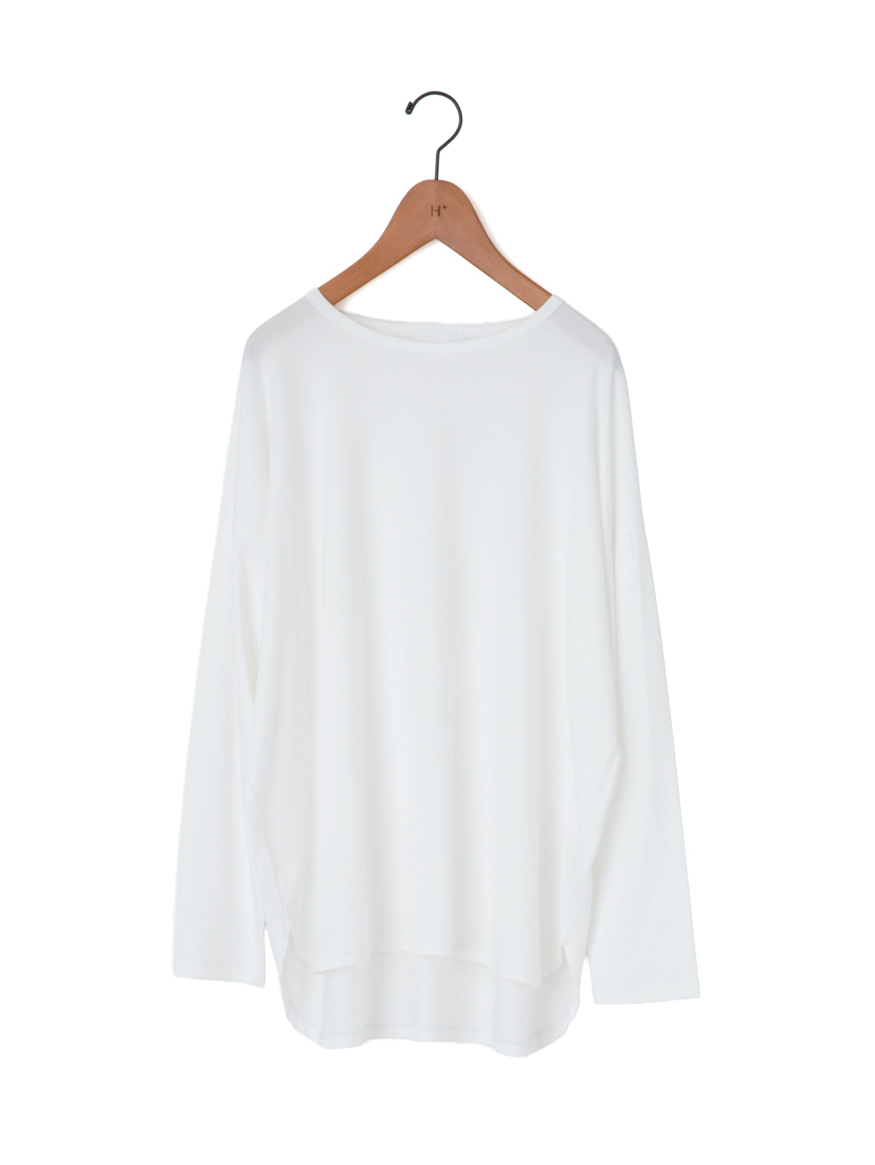 handvaerk | 60/2 ラウンドテイル長袖Tシャツ #6125