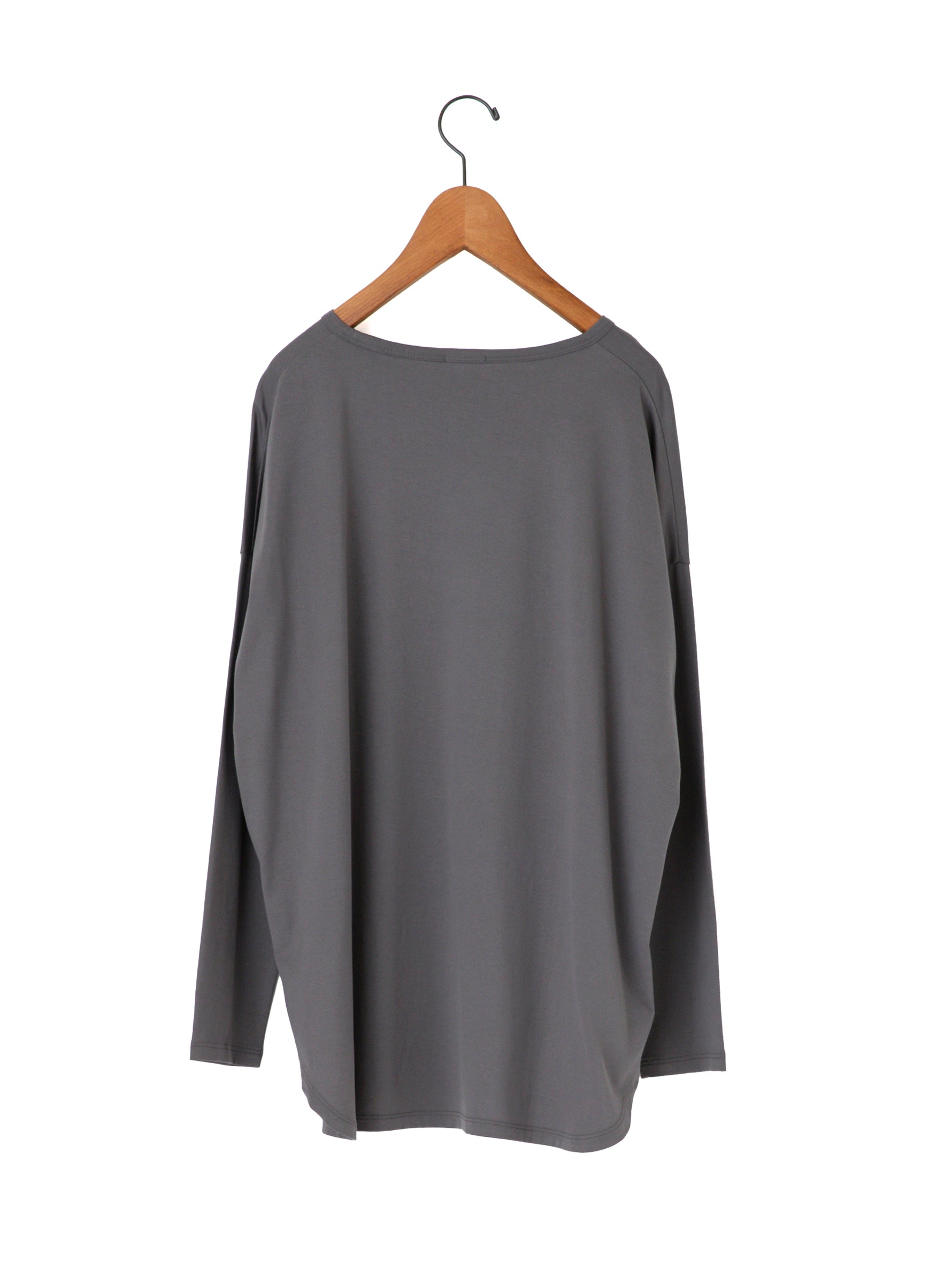 handvaerk | 60/2 ラウンドテイル長袖Tシャツ #6125