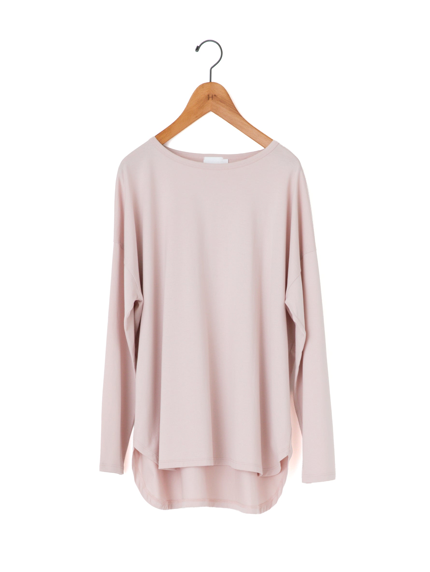 handvaerk | 60/2 ラウンドテイル長袖Tシャツ #6125