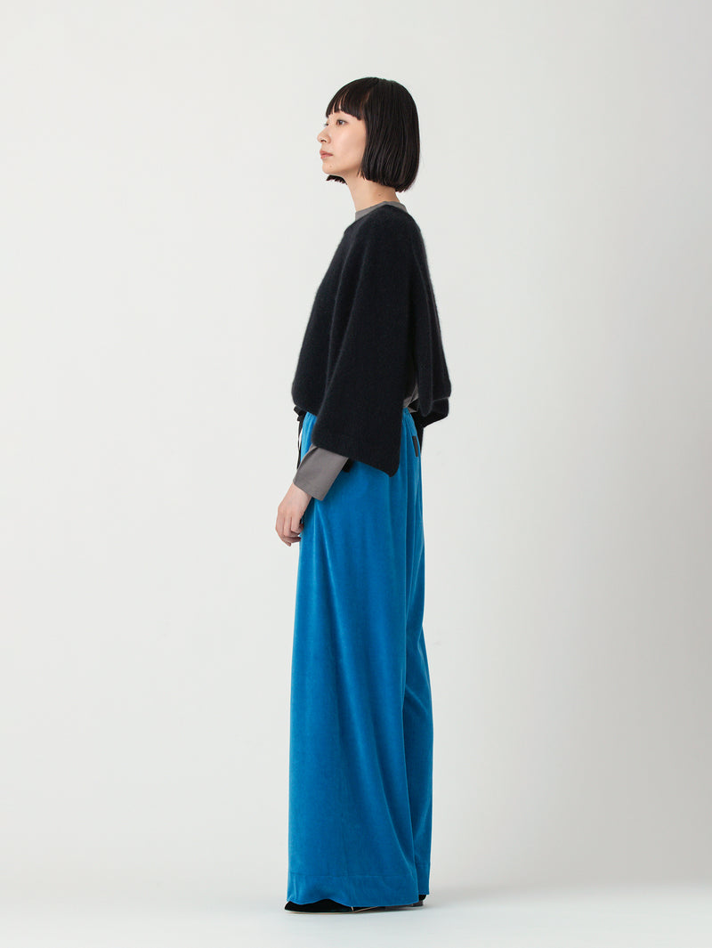 enrica | チャイニーズラクーン混ニットケープ KNIT156