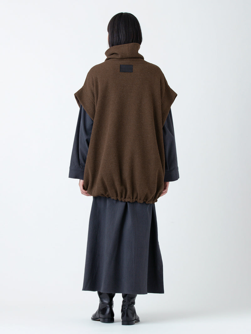 COGTHEBIGSMOKE | ロールネックジレ GISELE ROLLNECK GILET