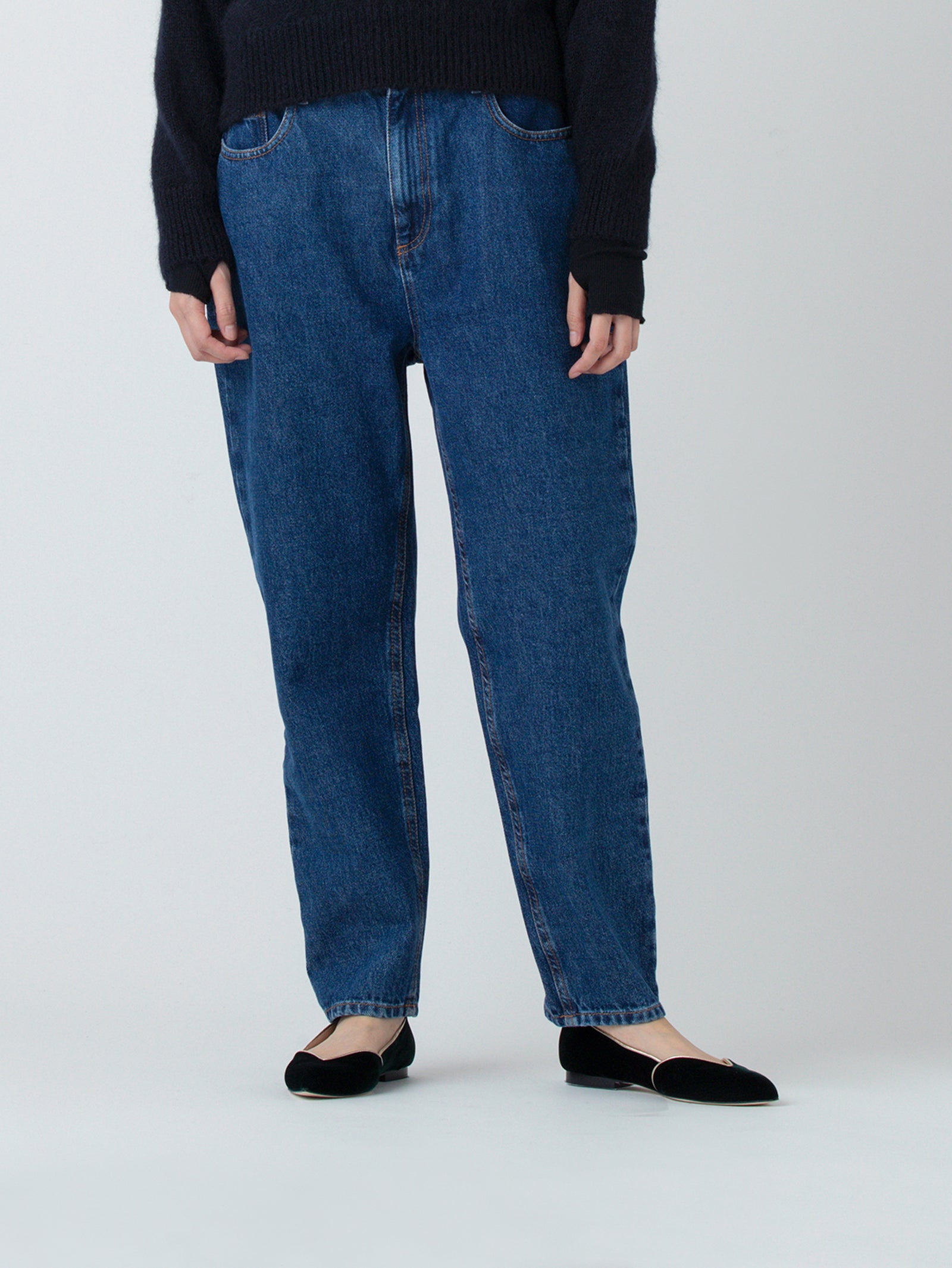 Chloe デニム　パンツ　38 CHLOE STORA | テーパードデニムパンツ JEANS RAVI – H+HELIOTROPE