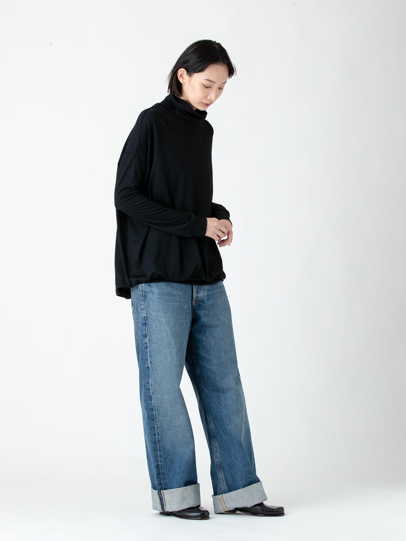 COGTHEBIGSMOKE | ナロースリーブハイネックトップ IVA NARROW SLEEVE HIGH-NECK