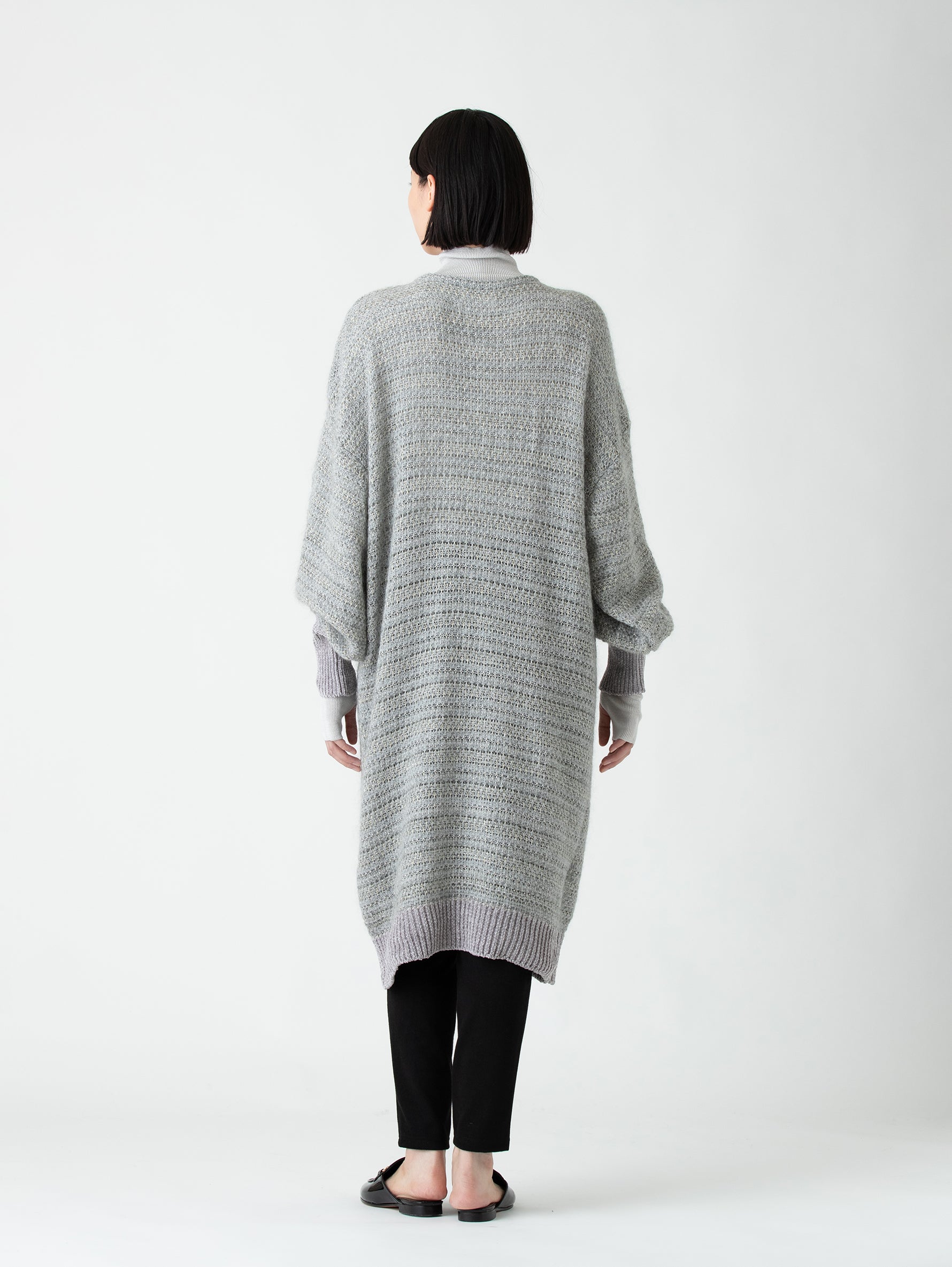 enrica | ラメボーダーマキシ丈ワンピース KNIT163