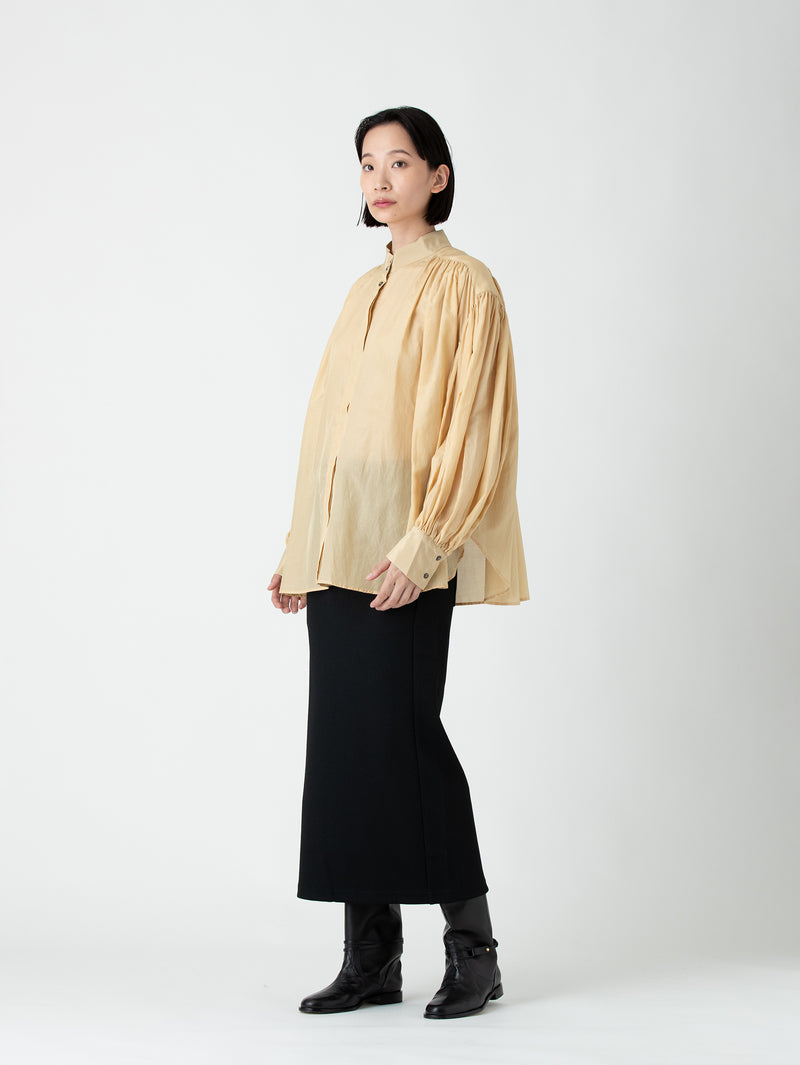 enrica | ボタニカルダイ染め綿シルクブラウス BLOUSE118