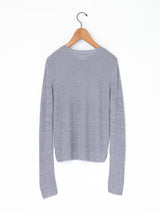 enrica | シルクハイゲージリブニットプルオーバー KNIT090