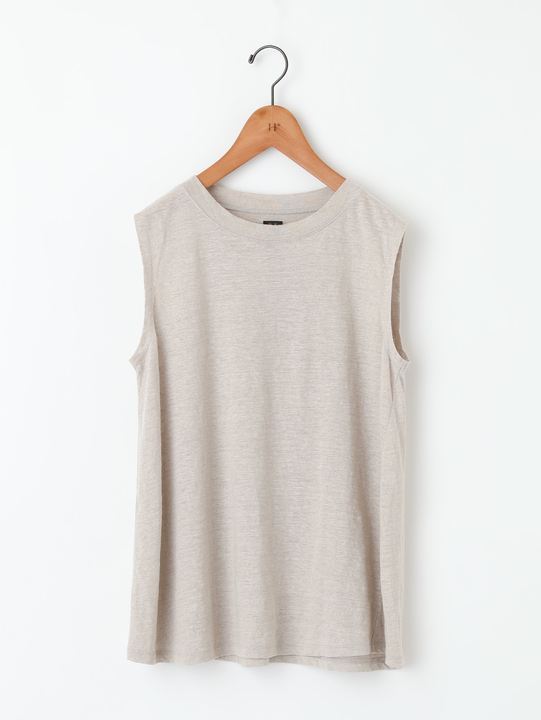 BATONER | WASHED LINEN A-LINE NO SLEEVE BN-24SL-062