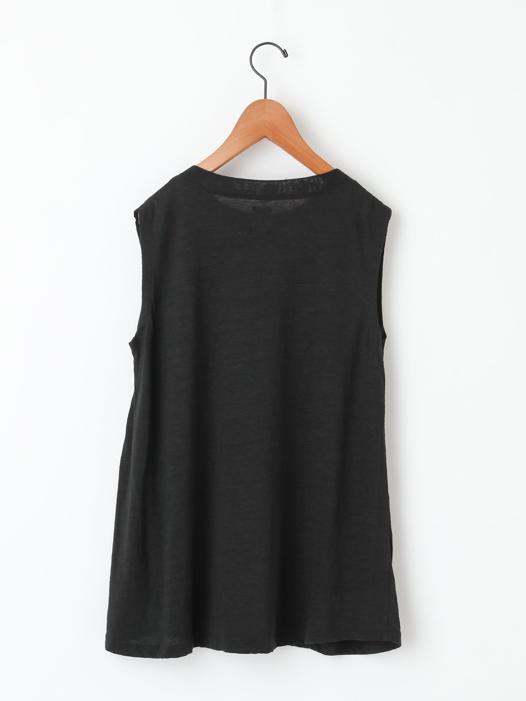 BATONER | WASHED LINEN A-LINE NO SLEEVE BN-24SL-062