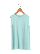 BATONER | ウォッシュドリネンAラインノースリーブ