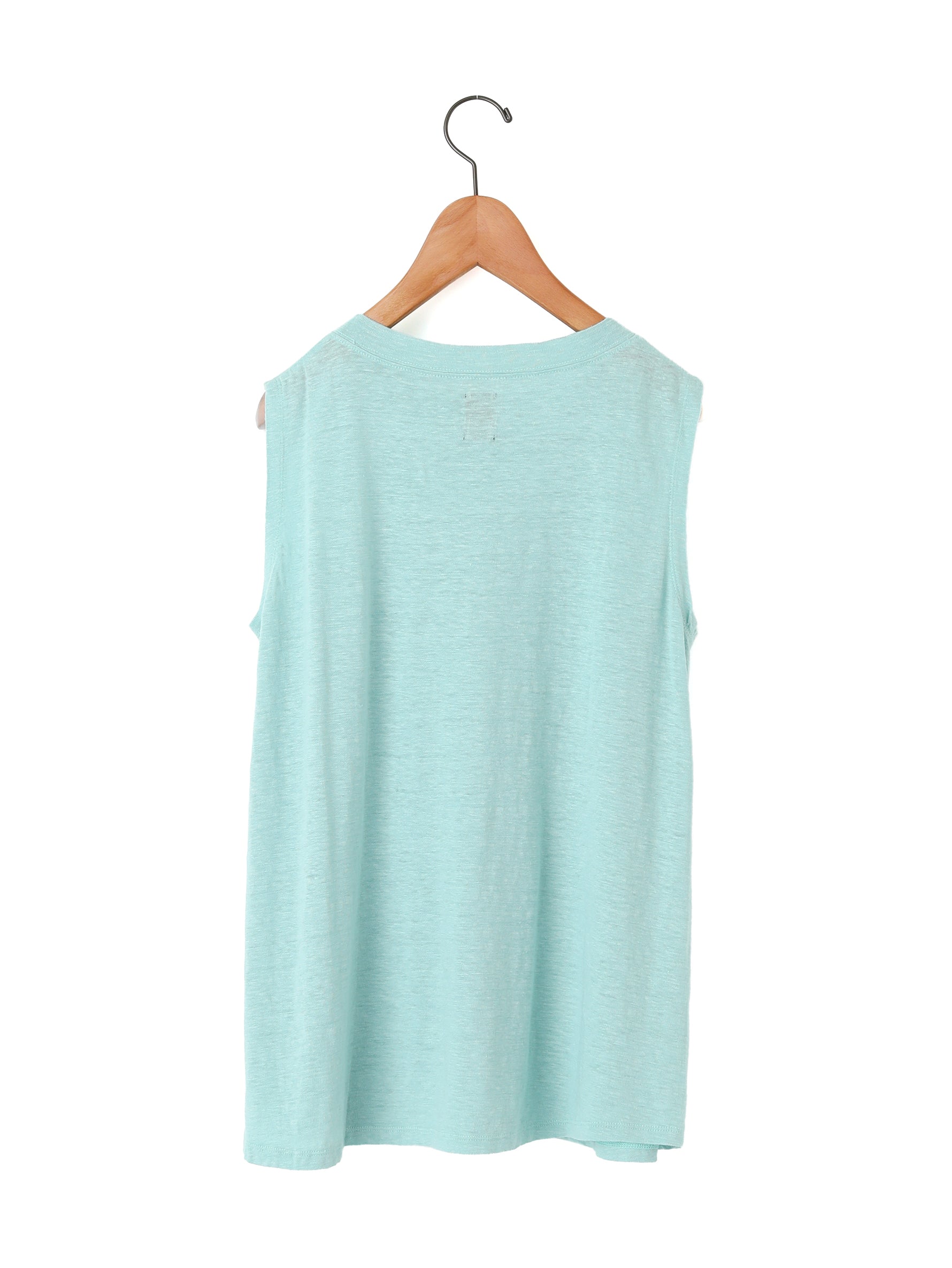 BATONER | WASHED LINEN A-LINE NO SLEEVE BN-24SL-062
