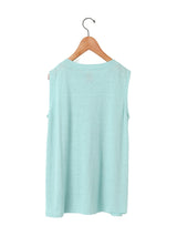 BATONER | ウォッシュドリネンAラインノースリーブ