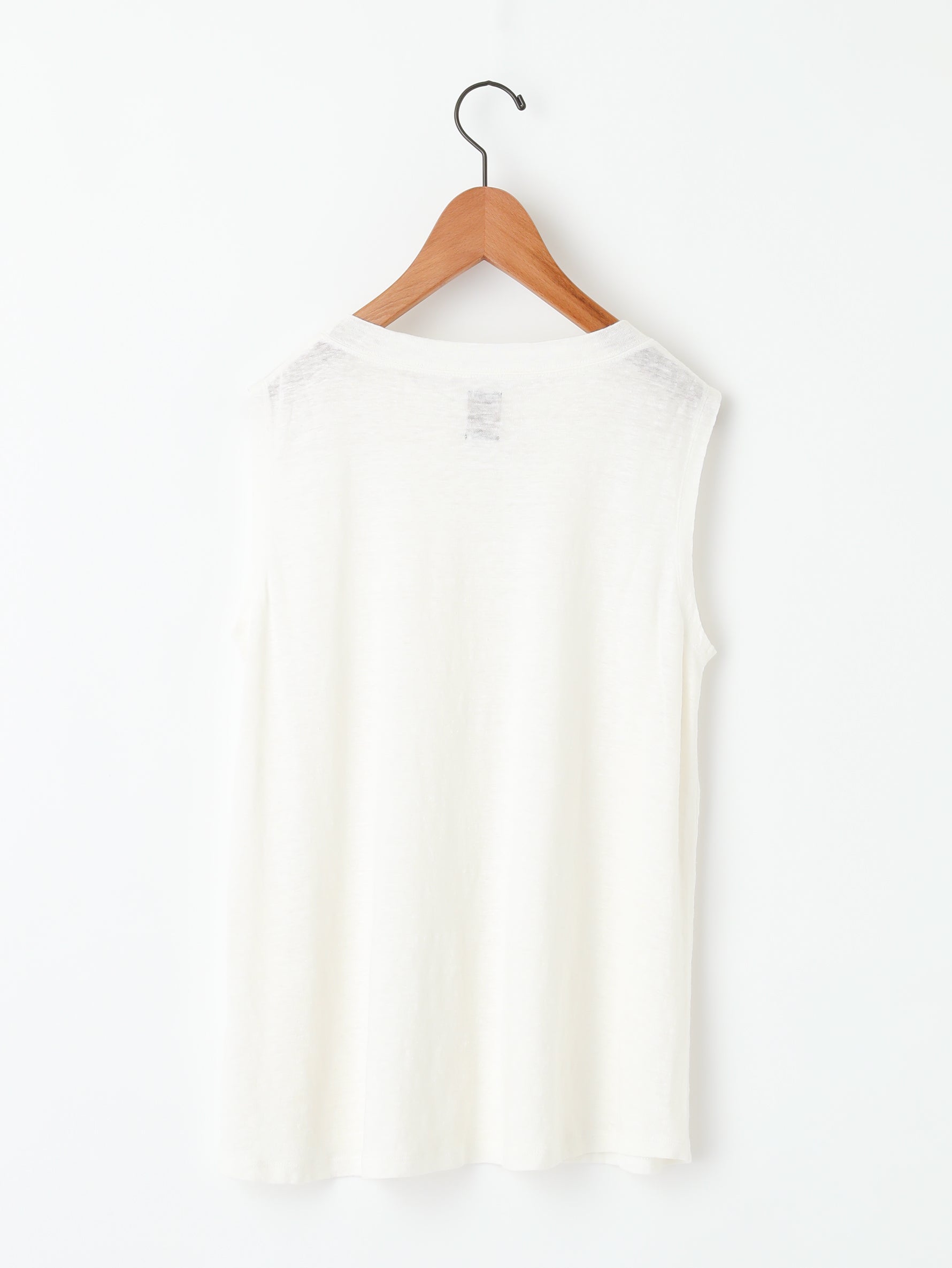 BATONER | WASHED LINEN A-LINE NO SLEEVE BN-24SL-062