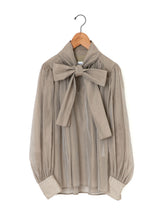 BOWTE | コットンシルクボウタイブラウス