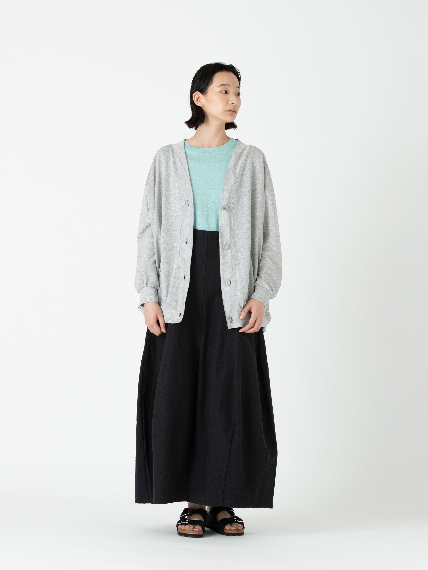 BATONER | WASHED LINEN A-LINE NO SLEEVE BN-24SL-062