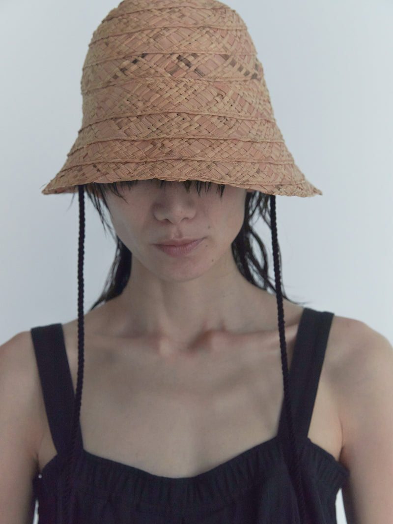 tocit | ラフィアグログランクロッシェハット Zag cloche