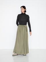 COGTHEBIGSMOKE | ラッププリーツロングスカート KAMILLE PLEATS WRAP SKIRT