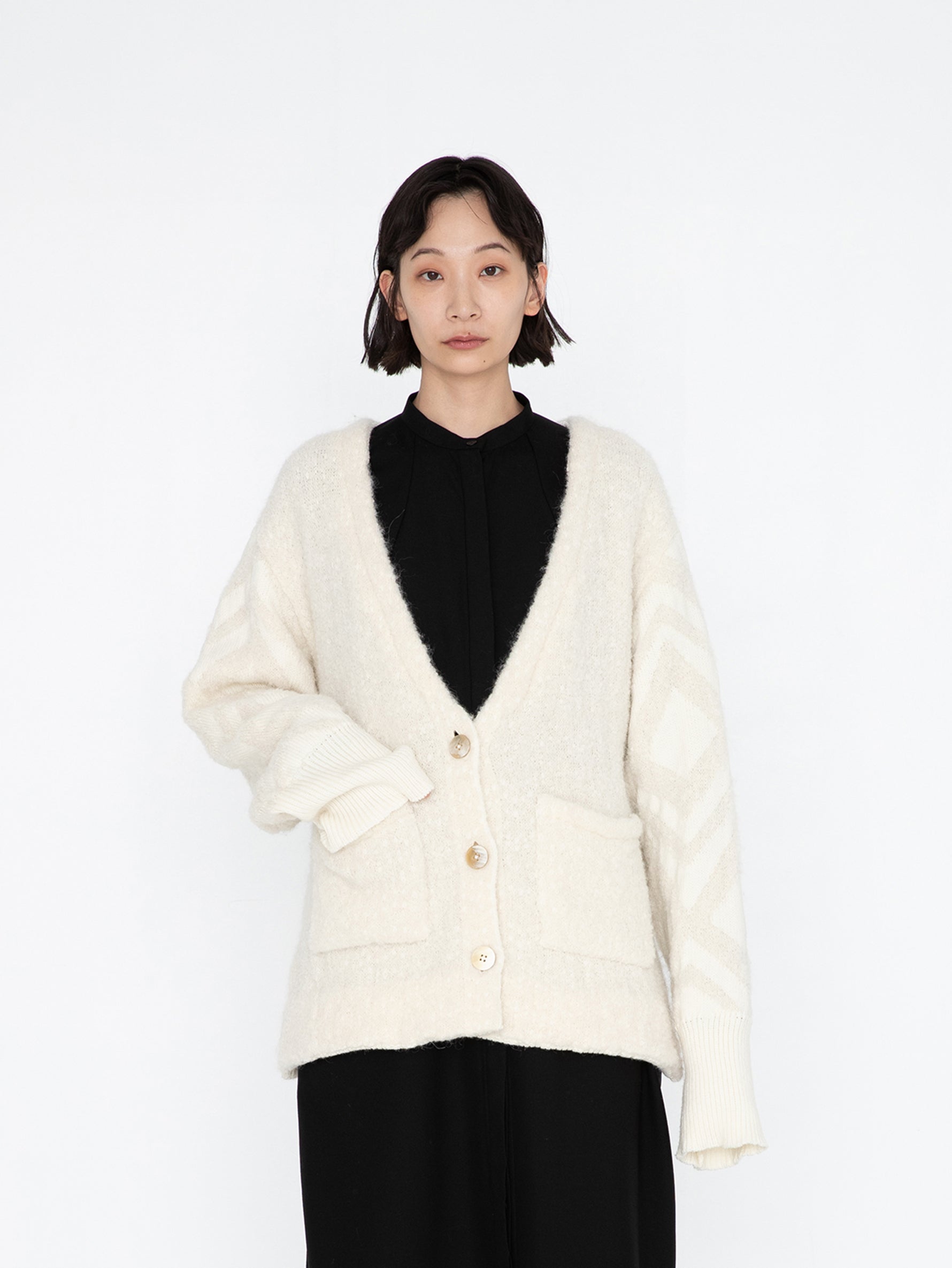 AURALEE ブラックカーディガン　アルパカ AURALEE(オーラリー)20AW Collectionの新作、Alpaca Wool Super