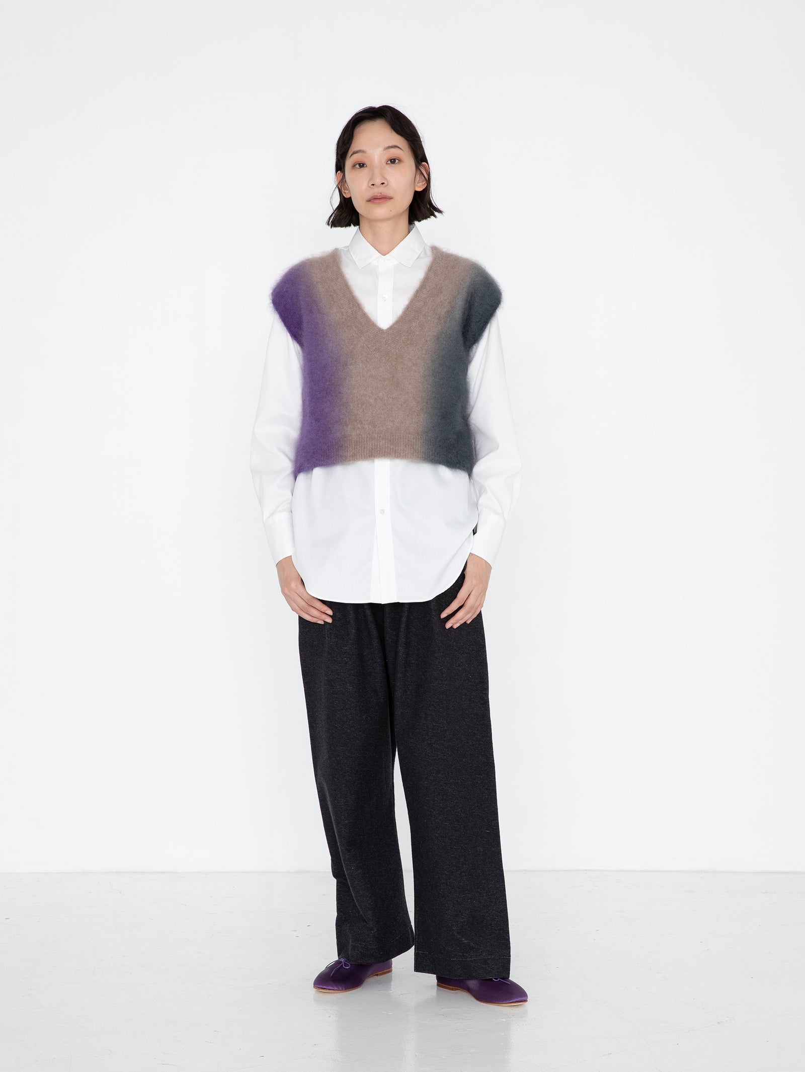 BOWTE | セミスプレッドカラーシャツ – H+HELIOTROPE