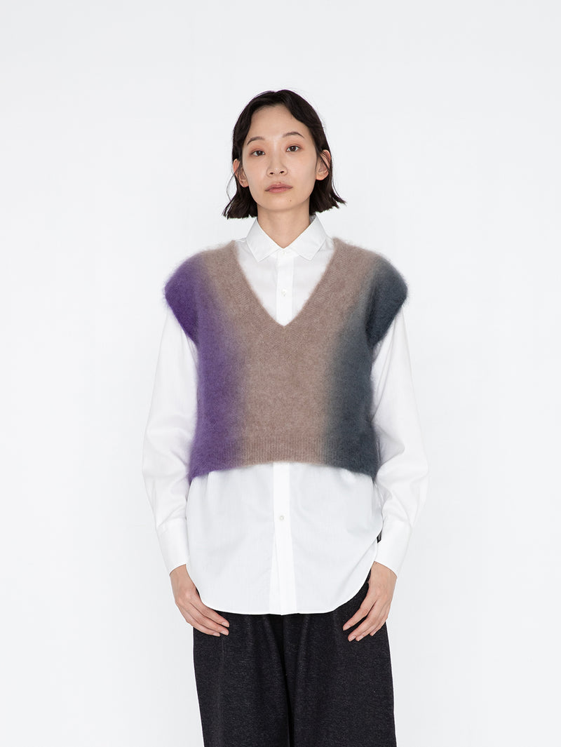 enrica | グラデーションカシミヤシャギーニットベスト KNIT149-1 – H+ 