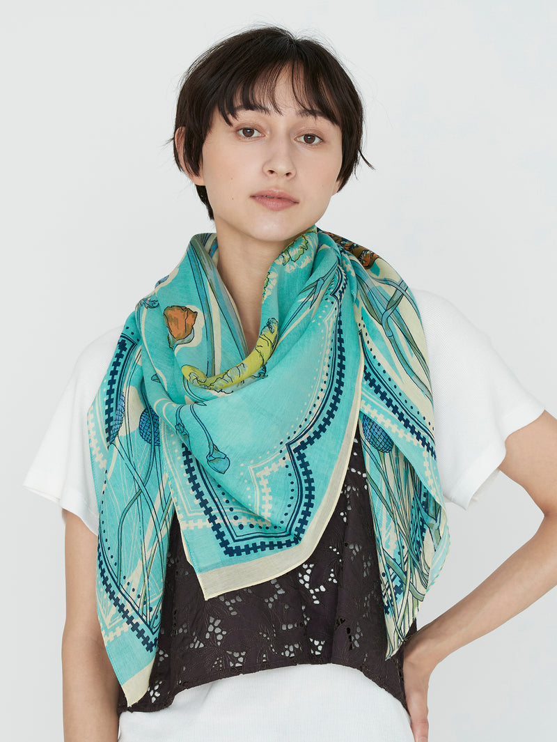manipuri | 0151333012stoleコラージュブルーム