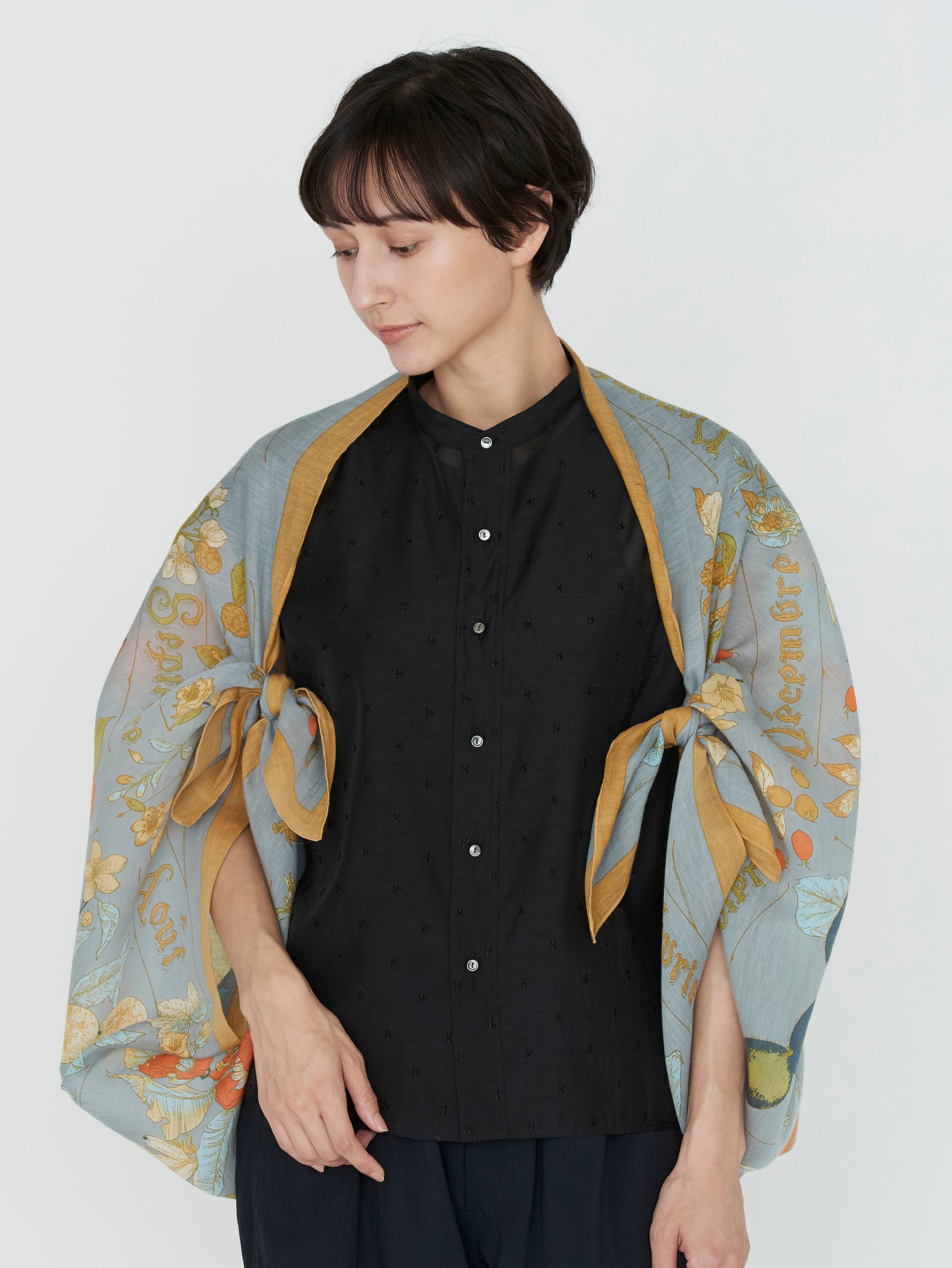 manipuri | ＜コットンシルクストール120＞シーズナルフルーツ 0151333010