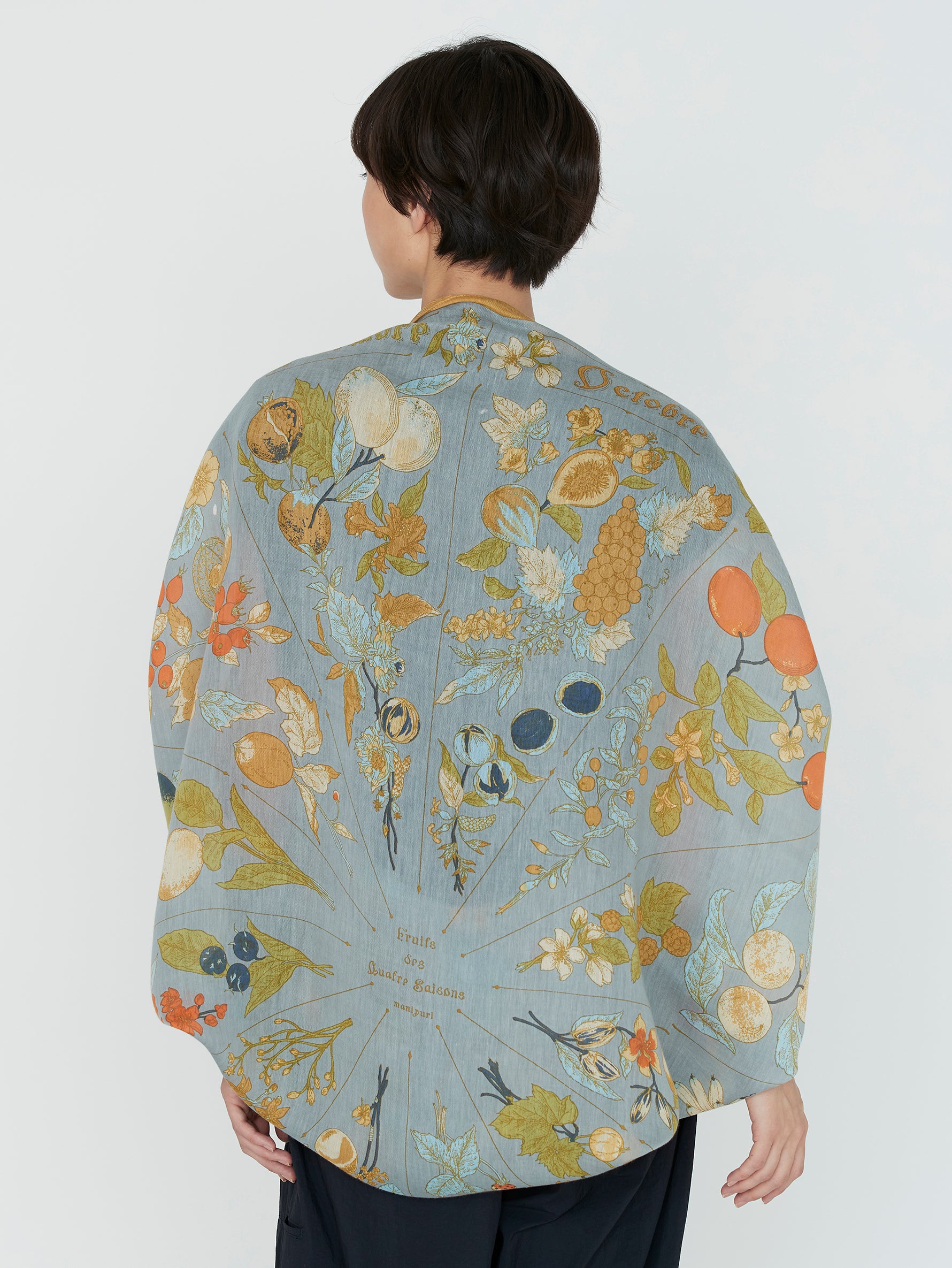 manipuri | ＜コットンシルクストール120＞シーズナルフルーツ 0151333010