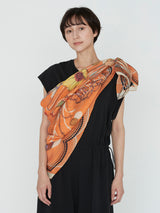 manipuri | ＜コットンシルクストール120＞コラージュブルーム 0151333012