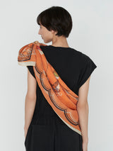 manipuri | ＜コットンシルクストール120＞コラージュブルーム 0151333012