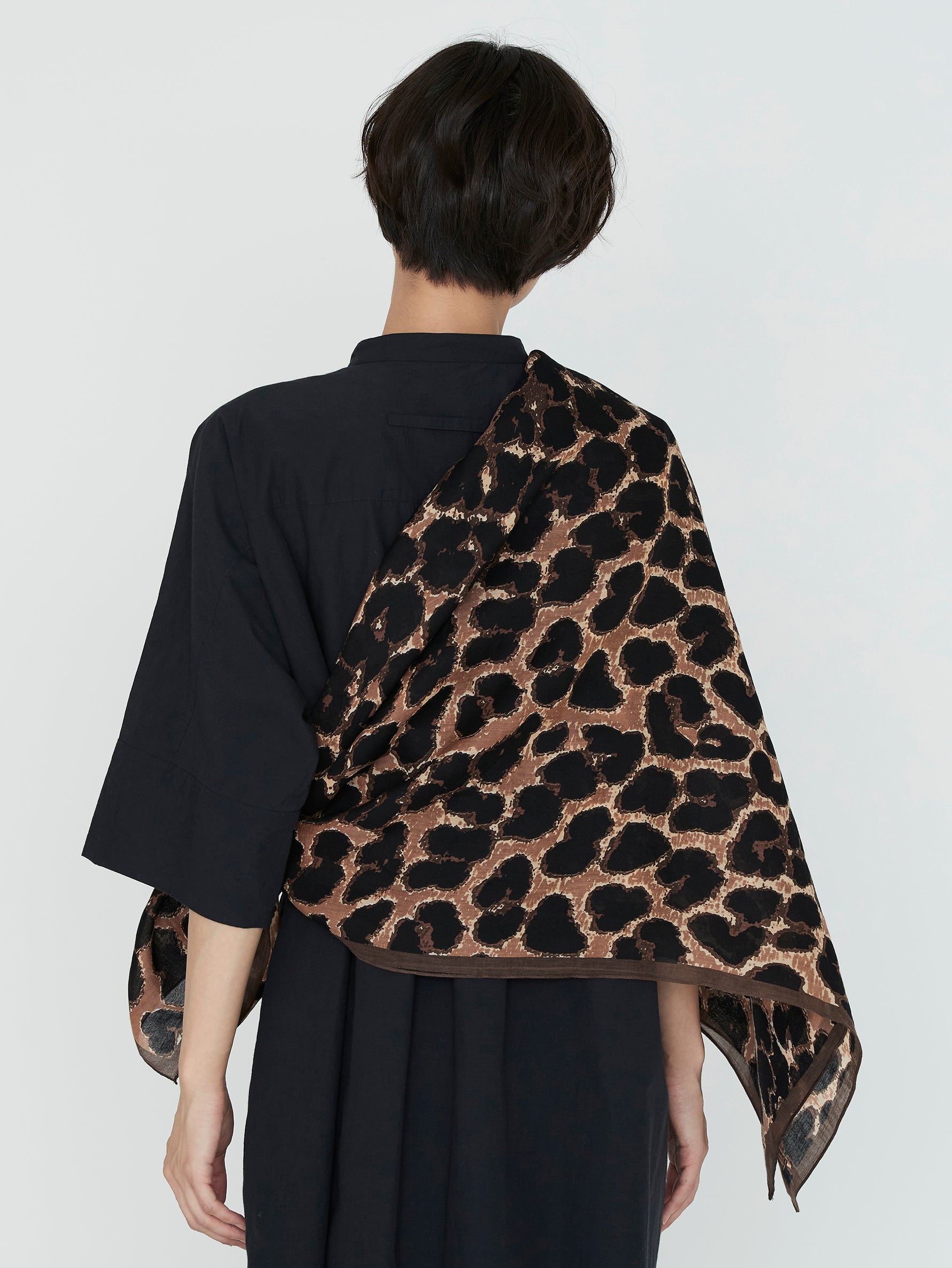 manipuri | ＜コットンシルクストール120＞レオパードベグ 0151333018