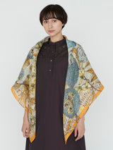 manipuri | ＜コットンシルクストール120＞コラージュジャングルフルーツ 0151333014