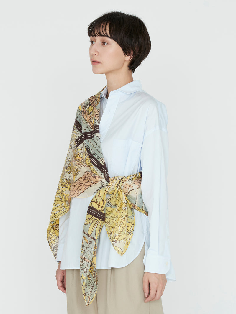 manipuri | ＜コットンシルクストール120＞サキュレントガーデン
