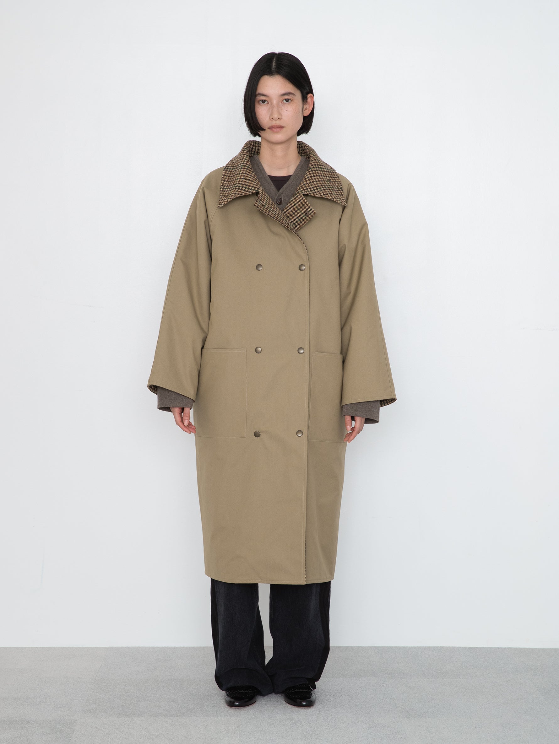 LES PRAIRIES DE PARIS レ プレリード パリ| REVERSIBLE 2WAY TRENCH