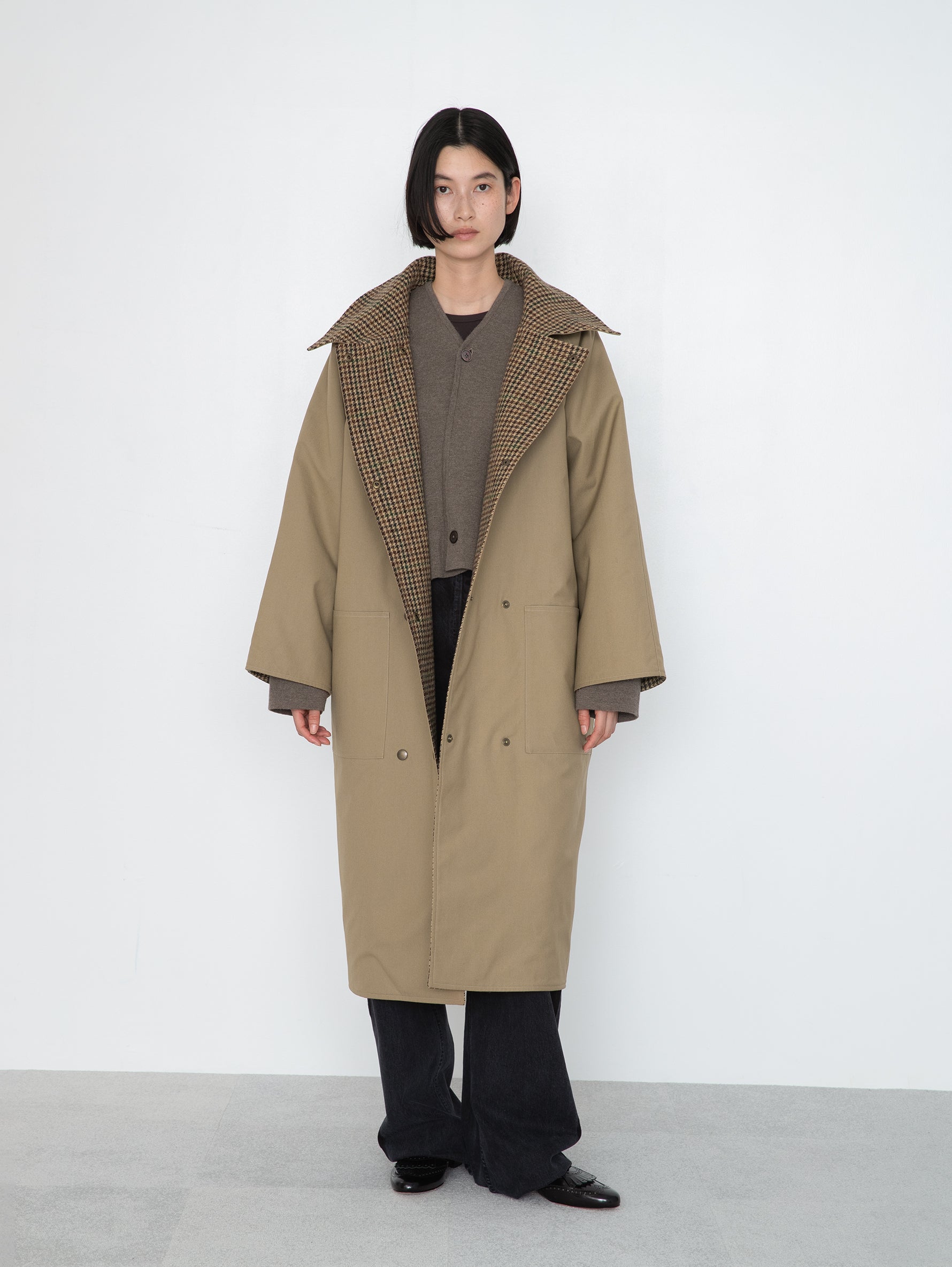 LES PRAIRIES DE PARIS レ プレリード パリ| REVERSIBLE 2WAY TRENCH
