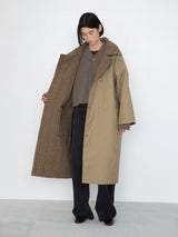 LES PRAIRIES DE PARIS レ プレリード パリ  REVERSIBLE 2WAY TRENCH COAT トレンチコート