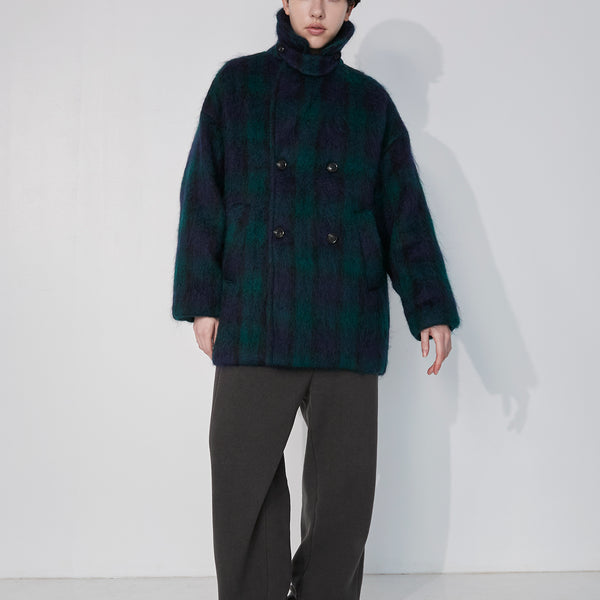 TICCA　シャギー　ピーコート ウールゼブラシャギーピーコート/TBEA-262