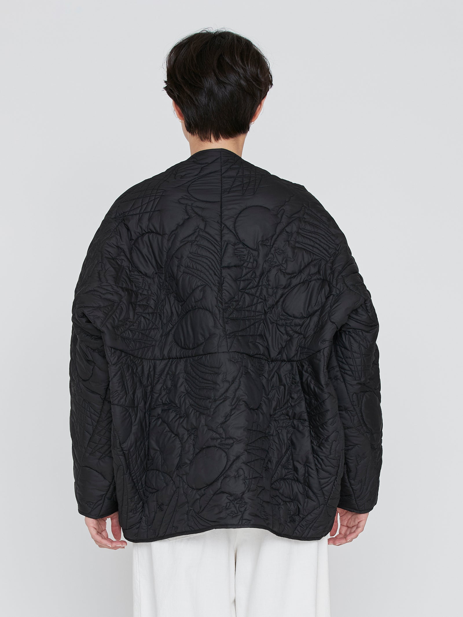 manipuri リバーシブルマウンテン manipuri | ＜キルティング変形ジャケット＞リバーシブル マウンテン